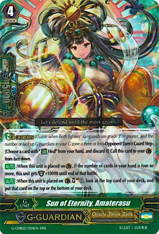 Image of Sun of Eternity, Amaterasu (G-CHB02/004EN) [We ARE!!! Trinity Dragon]