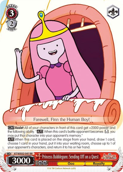Image of Princess Bubblegum: Sending Off on a Quest (AT/WX02-041 RR) [Adventure Time]