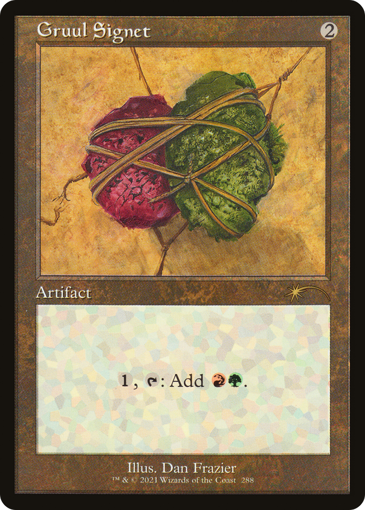Image of Gruul Signet (SLD-288) - Secret Lair Drop Etched Foil