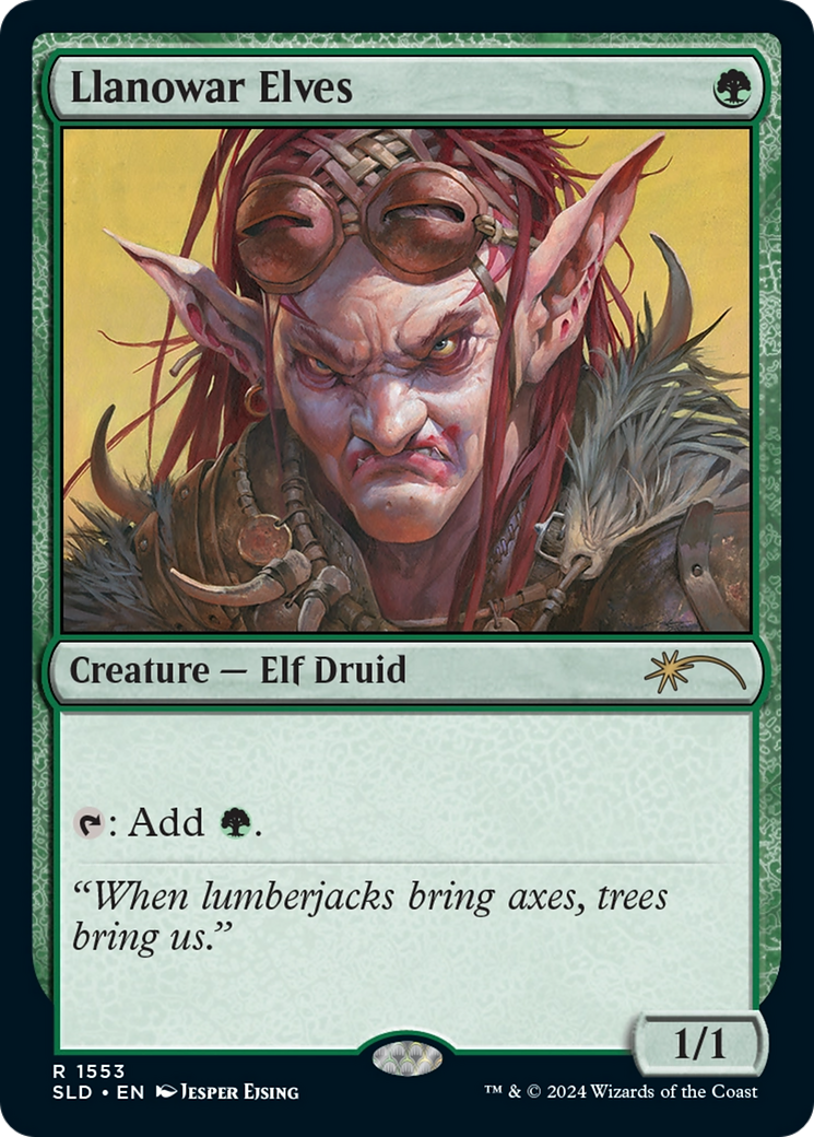 Image of Llanowar Elves (1553) [Secret Lair Drop Series]