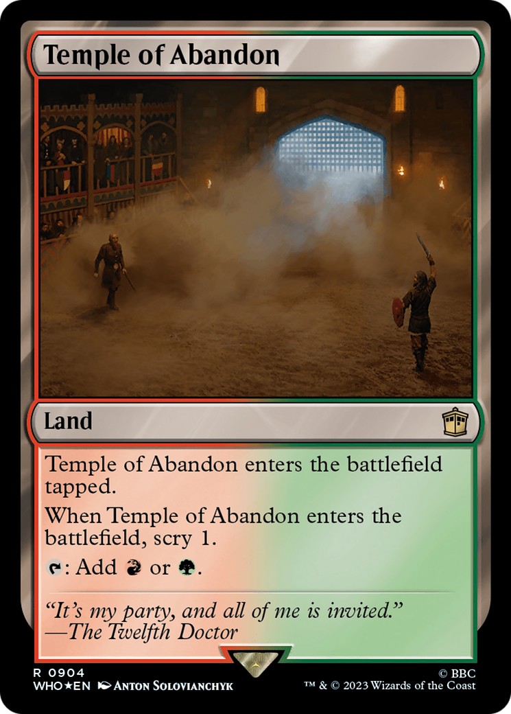 Image of Temple of Abandon (Surge Foil) [Doctor Who]