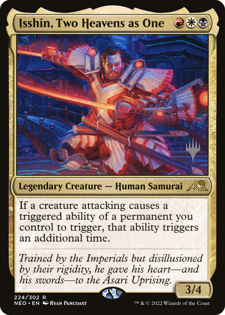 Image of Isshin, Two Heavens as One (Promo Pack) [Kamigawa: Neon Dynasty Promos]