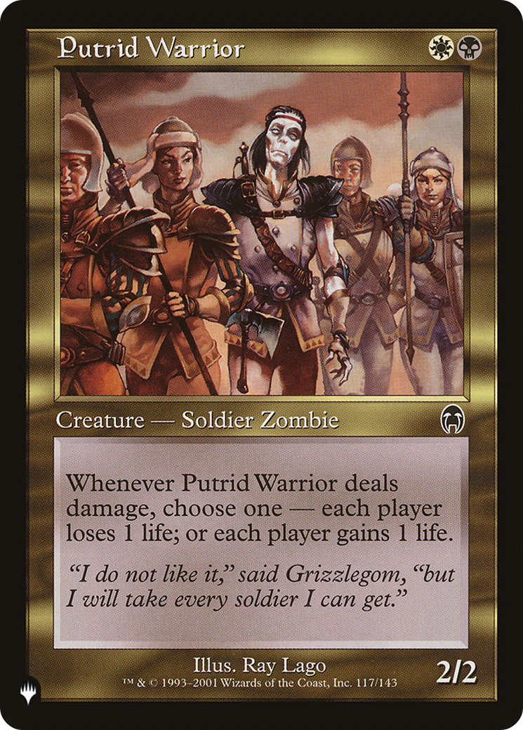 Image of Putrid Warrior [The List]
