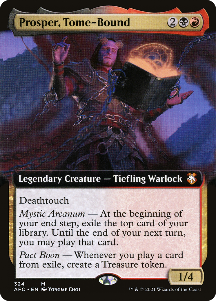 Image of Prosper, Tome-Bound (Extended Art) [Dungeons & Dragons: Adventures in the Forgotten Realms Commander]