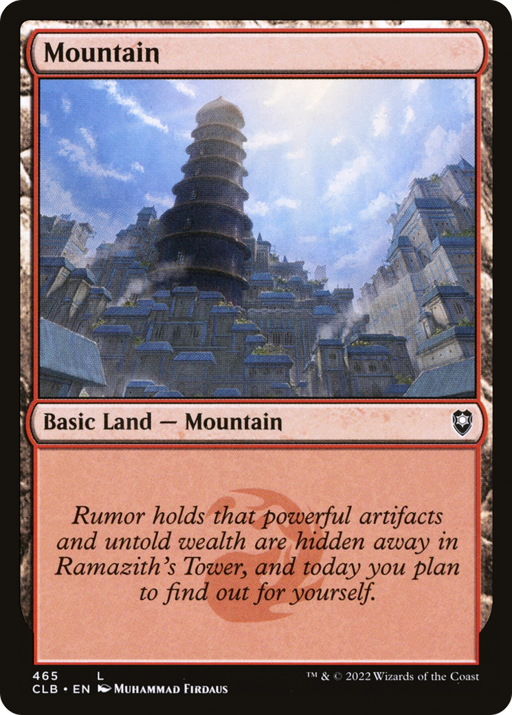 Image of Mountain (465) [Commander Legends: Battle for Baldur's Gate]