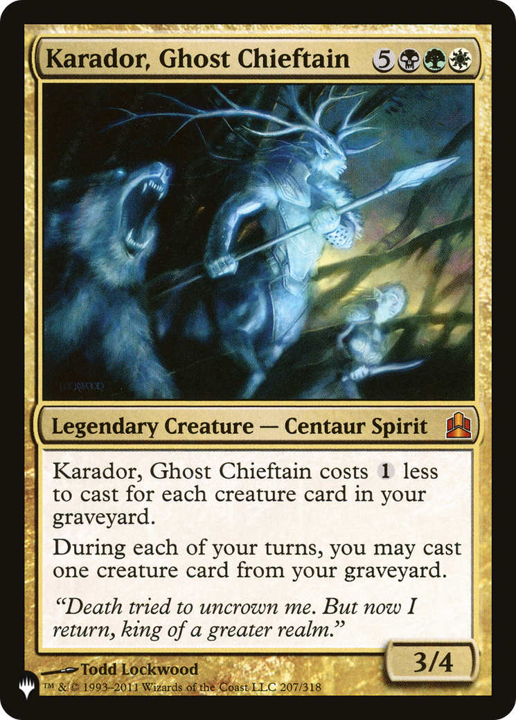 Image of Karador, Ghost Chieftain [The List]