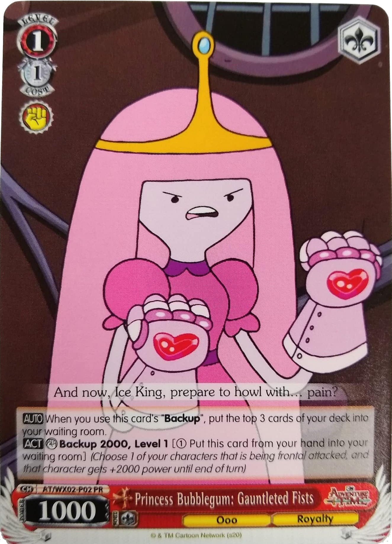 Image of Princess Bubblegum: Gauntleted Fists (AT/WX02-P02 PR) (Promo) [Adventure Time]