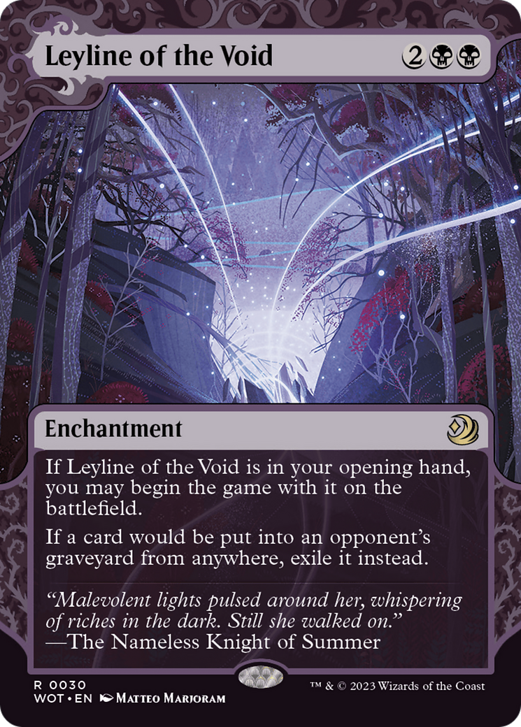 Image of Leyline of the Void [Wilds of Eldraine: Enchanting Tales]
