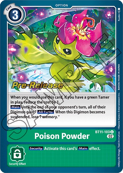 Image of Poison Powder [BT11-103] [Dimensional Phase Pre-Release Promos]