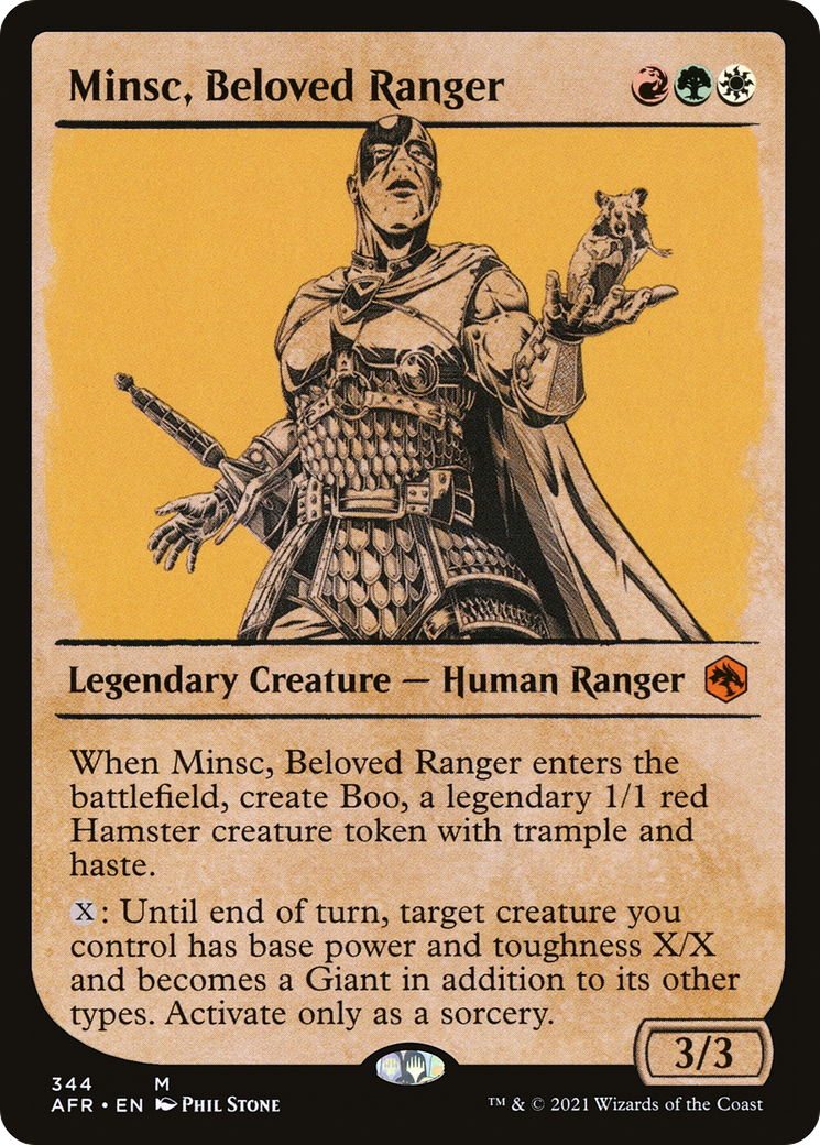 Image of Minsc, Beloved Ranger (Showcase) [Dungeons & Dragons: Adventures in the Forgotten Realms]