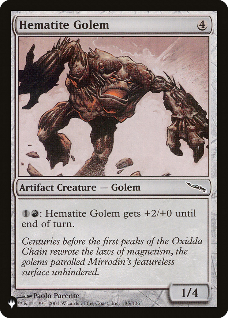 Image of Hematite Golem [The List]