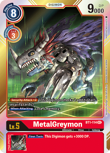 Image of MetalGreymon [BT1-114] [Release Special Booster Ver.1.0]
