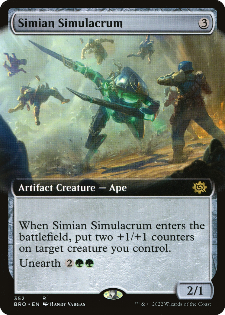 Image of Simian Simulacrum (Extended Art) [The Brothers' War]