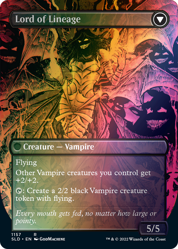 Image of Bloodline Keeper // Lord of Lineage (Borderless) [Secret Lair: From Cute to Brute]