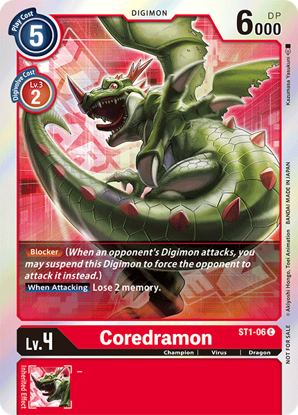 Image of Coredramon [ST1-06] (Event Pack) [Starter Deck: Gaia Red Promos]