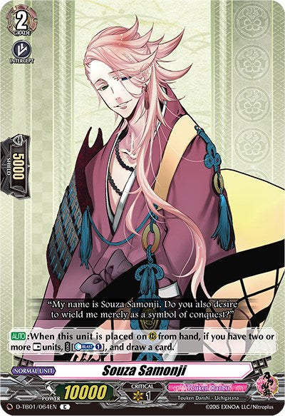 Image of Souza Samonji (D-TB01/064EN) [Touken Ranbu: ONLINE 2021]