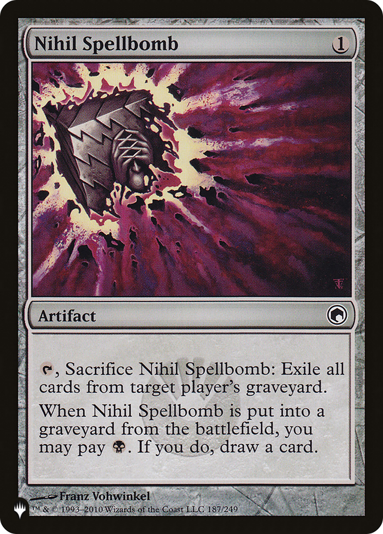 Image of Nihil Spellbomb [The List]