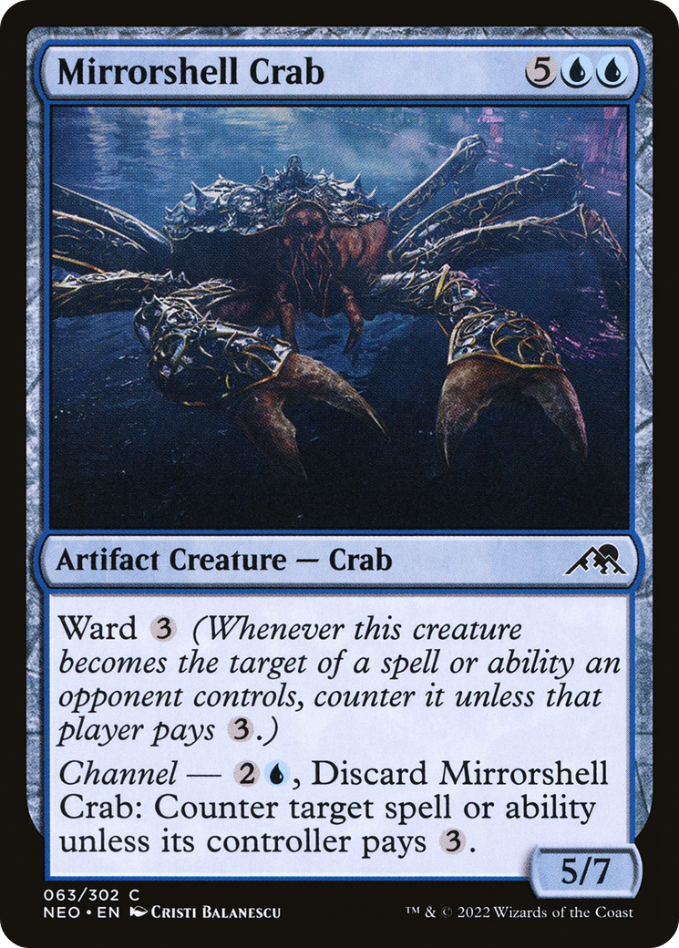 Image of Mirrorshell Crab [Kamigawa: Neon Dynasty]