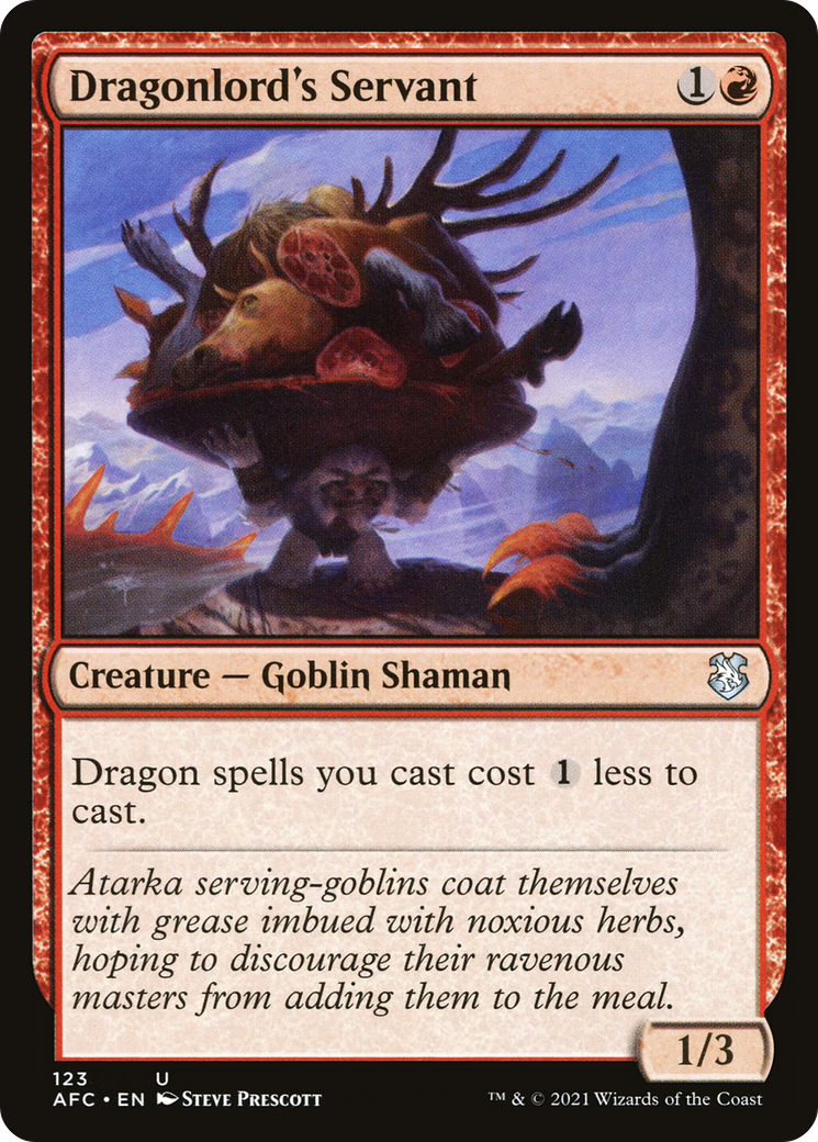 Image of Dragonlord's Servant [Dungeons & Dragons: Adventures in the Forgotten Realms Commander]
