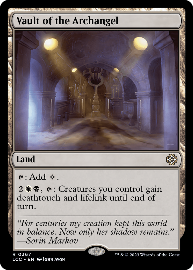 Image of Vault of the Archangel [The Lost Caverns of Ixalan Commander]
