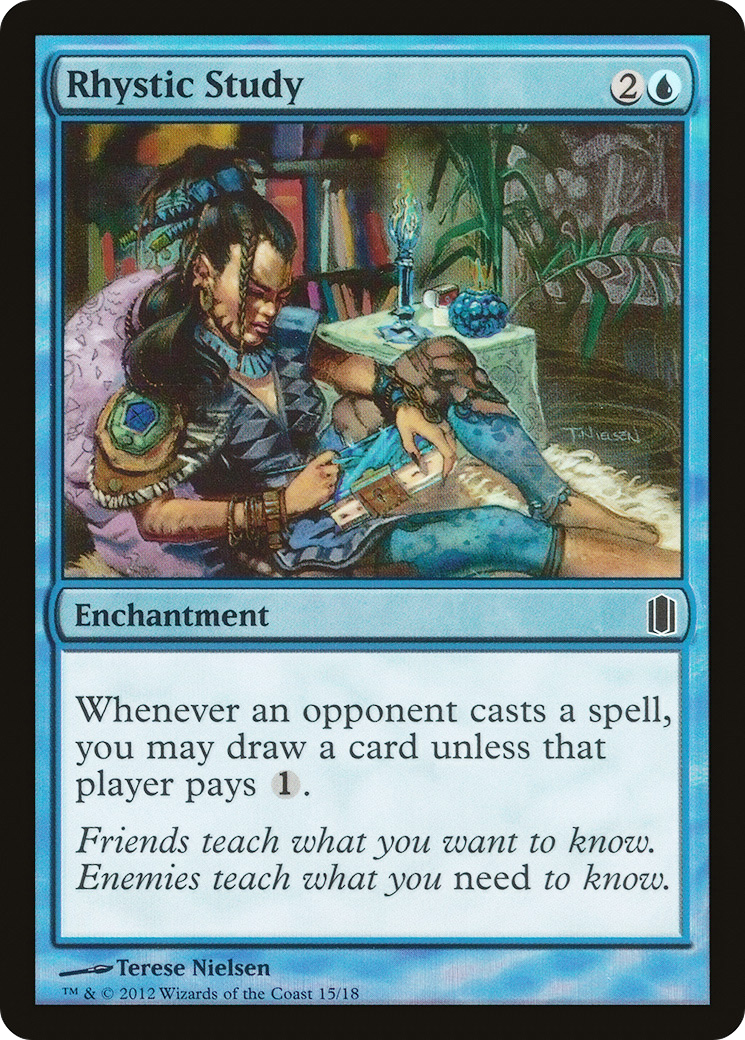 Image of Rhystic Study [Commander's Arsenal]