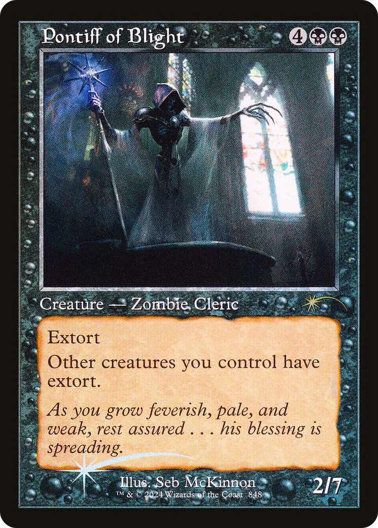 Image of Pontiff of Blight (Retro Frame) [Secret Lair Drop Series]