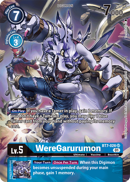 Image of WereGarurumon [BT7-026] (Alternate Art) [Next Adventure]