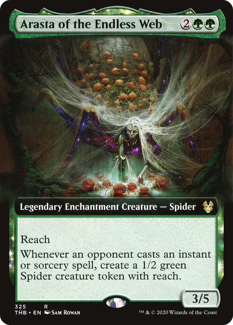 Image of Arasta of the Endless Web (Extended Art) [Theros Beyond Death]