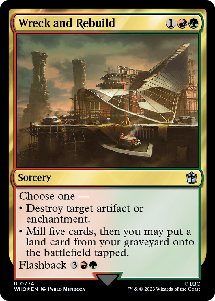 Image of Wreck and Rebuild (Surge Foil) [Doctor Who]