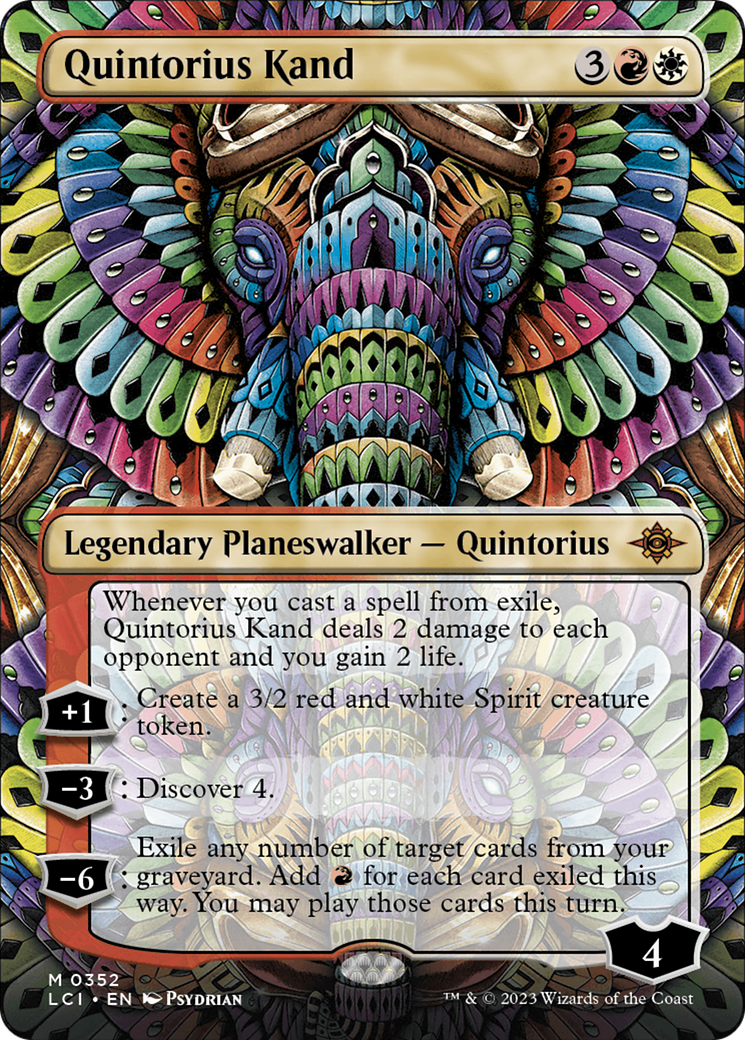 Image of Quintorius Kand (0352) (Borderless) [The Lost Caverns of Ixalan]