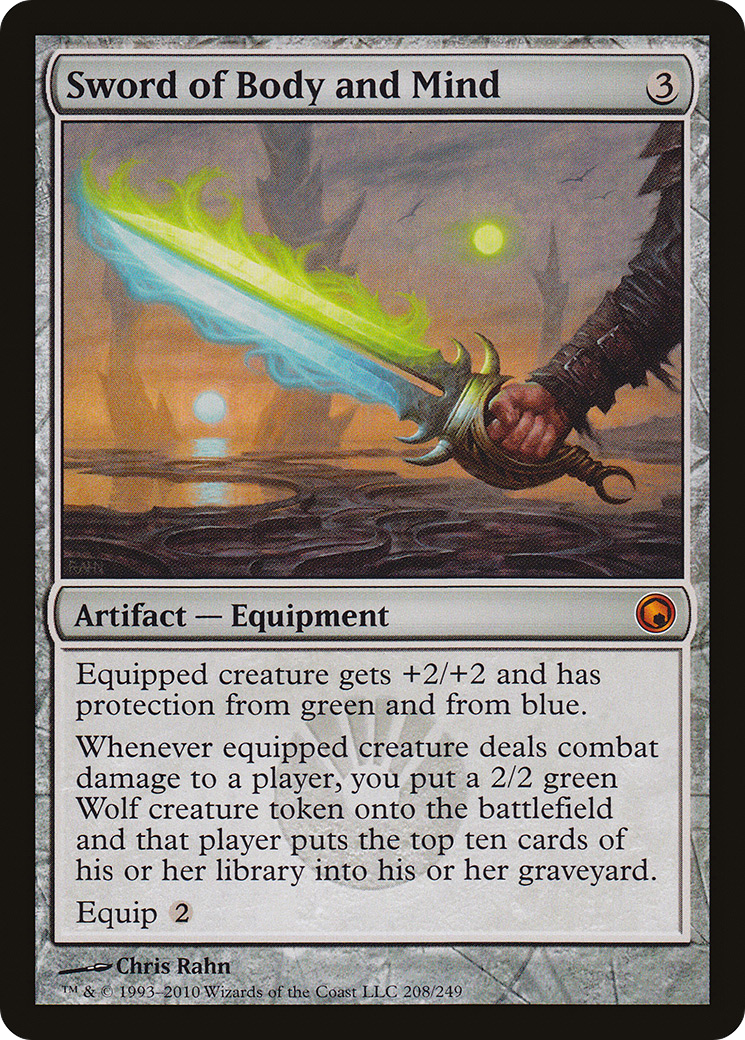 Image of Sword of Body and Mind [Scars of Mirrodin]