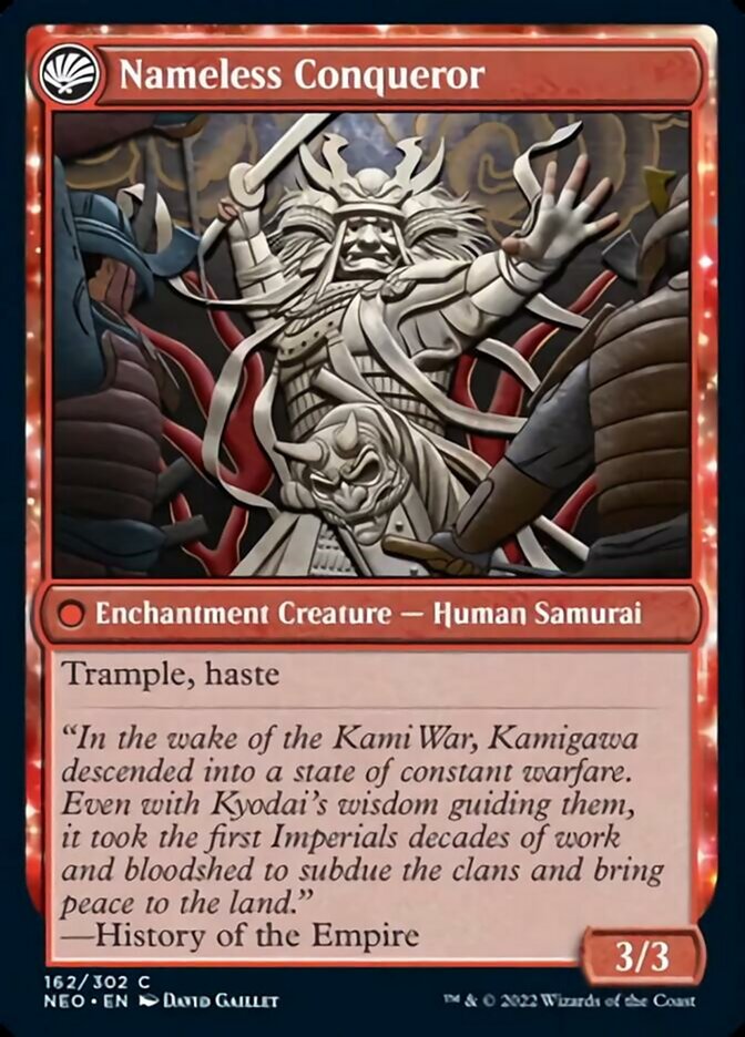 Image of The Shattered States Era // Nameless Conqueror [Kamigawa: Neon Dynasty]