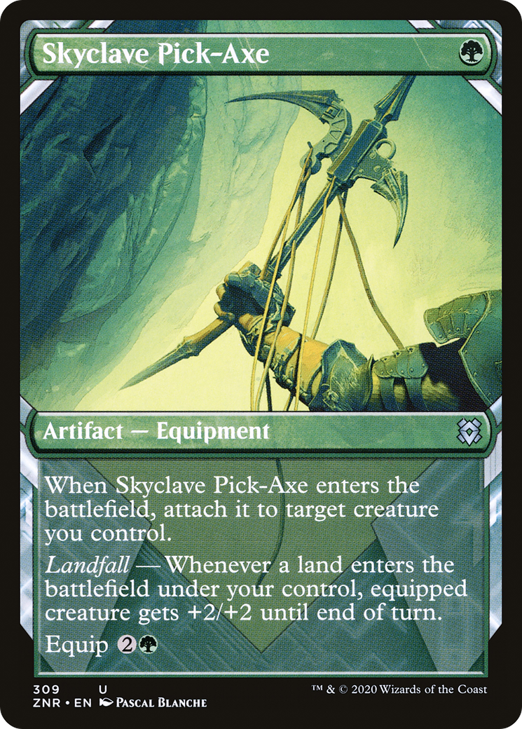 Image of Skyclave Pick-Axe (Showcase) [Zendikar Rising]