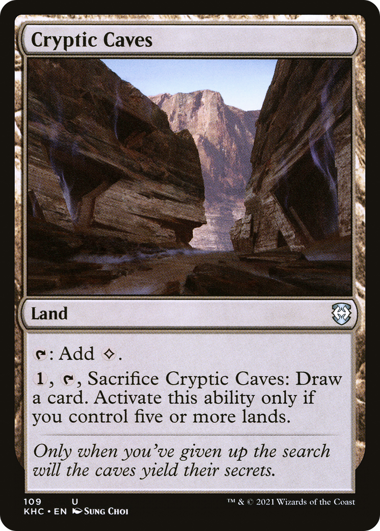 Image of Cryptic Caves [Kaldheim Commander]
