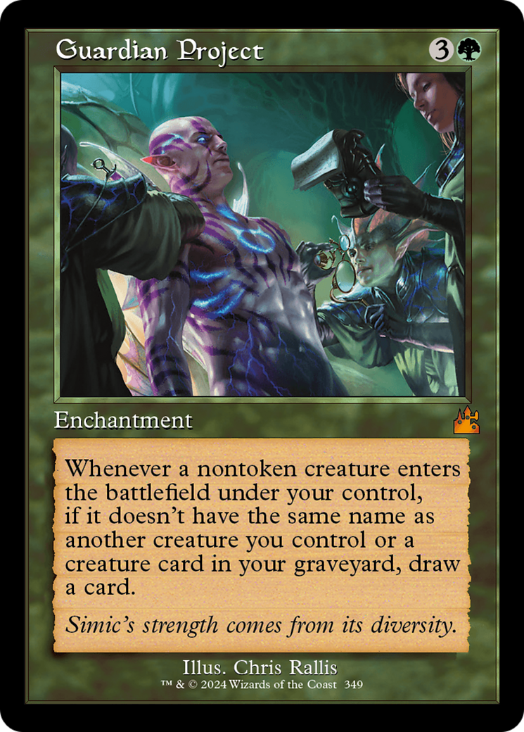 Image of Guardian Project (Retro Frame) [Ravnica Remastered]