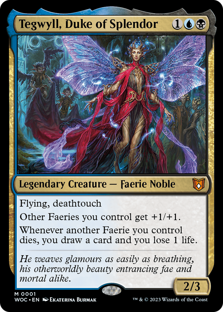 Image of Tegwyll, Duke of Splendor [Wilds of Eldraine Commander]