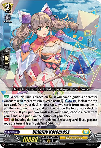 Image of Octaray Sorceress (D-BT06/031EN) [Blazing Dragon Reborn]