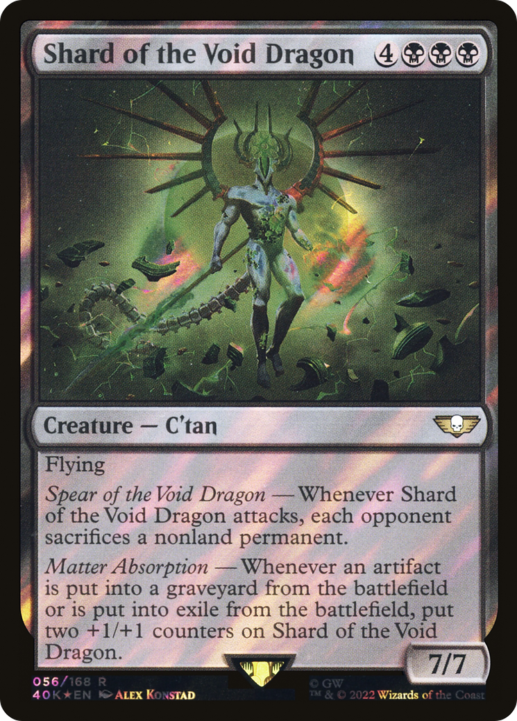 Image of Shard of the Void Dragon (Surge Foil) [Warhammer 40,000]