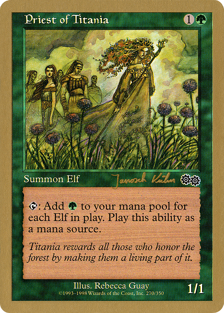 Image of Priest of Titania (Janosch Kuhn) [World Championship Decks 2000]