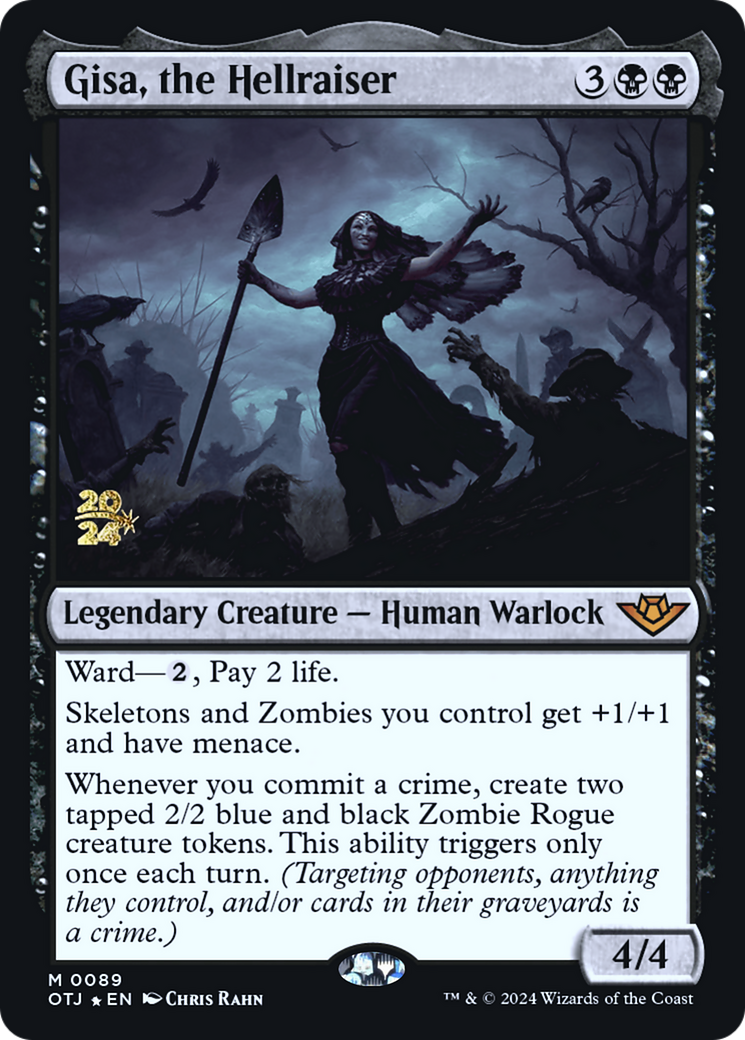 Image of Gisa, the Hellraiser [Outlaws of Thunder Junction Prerelease Promos]