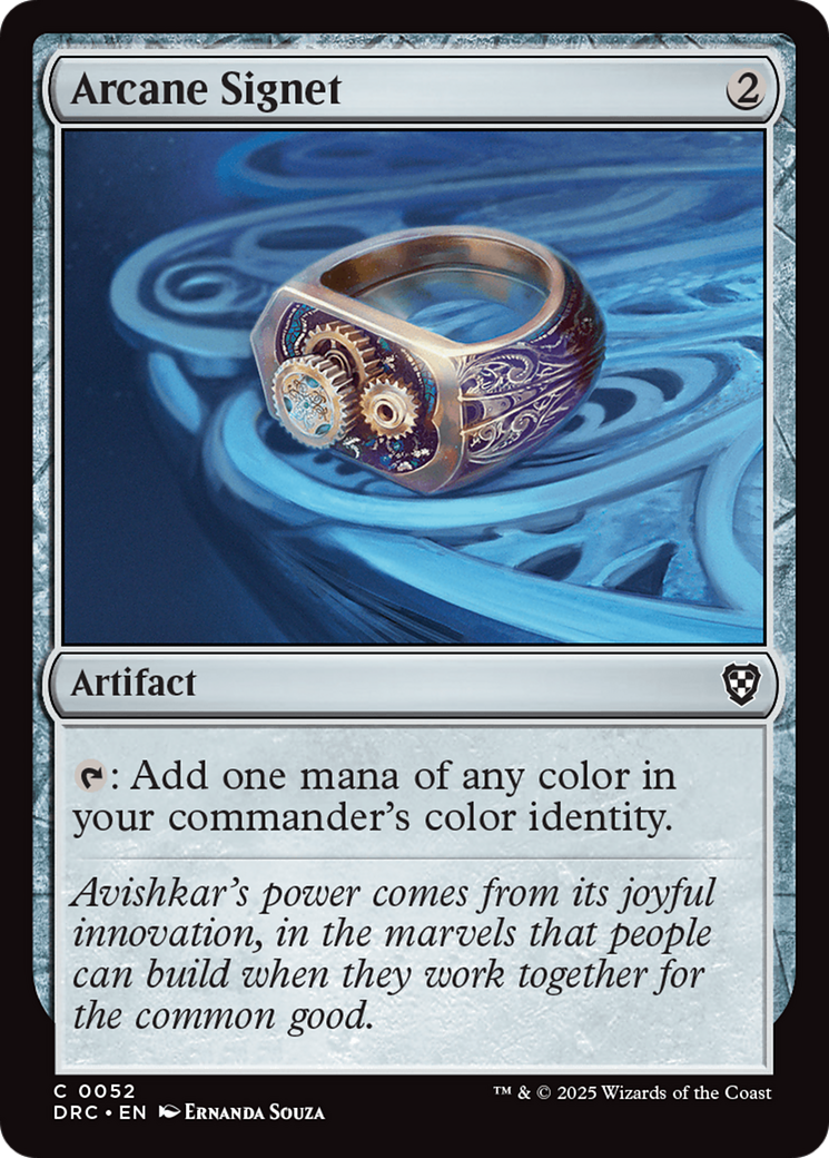 Image of Arcane Signet (0052) [Aetherdrift Commander]