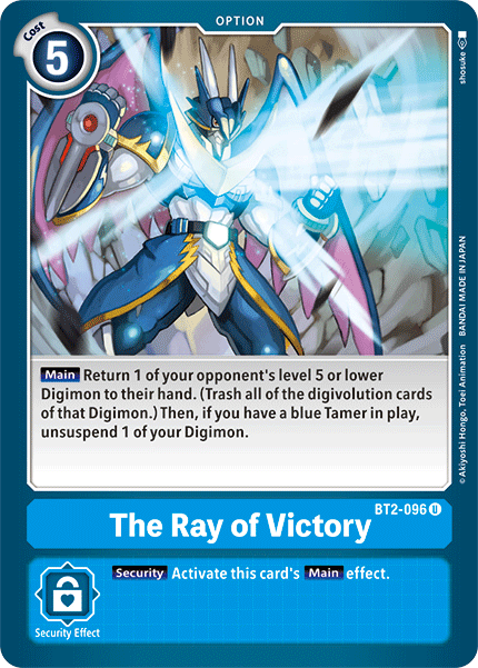 Image of The Ray of Victory [BT2-096] [Release Special Booster Ver.1.5]