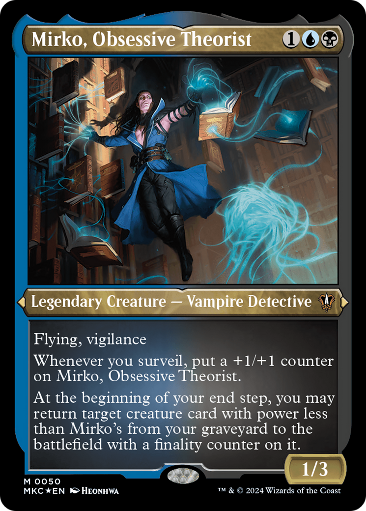 Image of Mirko, Obsessive Theorist (Display Commander) [Murders at Karlov Manor Commander]