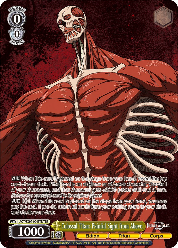 Image of Colossal Titan: Painful Sight from Above (Foil) [Attack On Titan: Final Season]