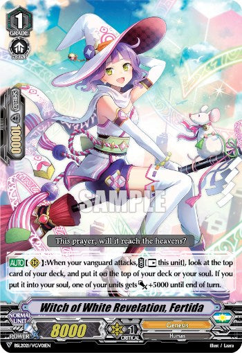 Image of Witch of White Revelation, Fertida (BSL2021/VGV01EN) [Bushiroad Event Cards]