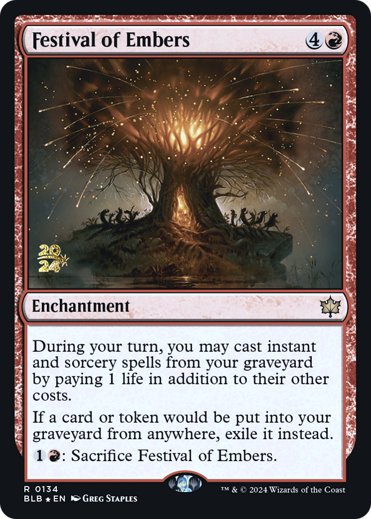 Image of Festival of Embers [Bloomburrow Prerelease Promos]