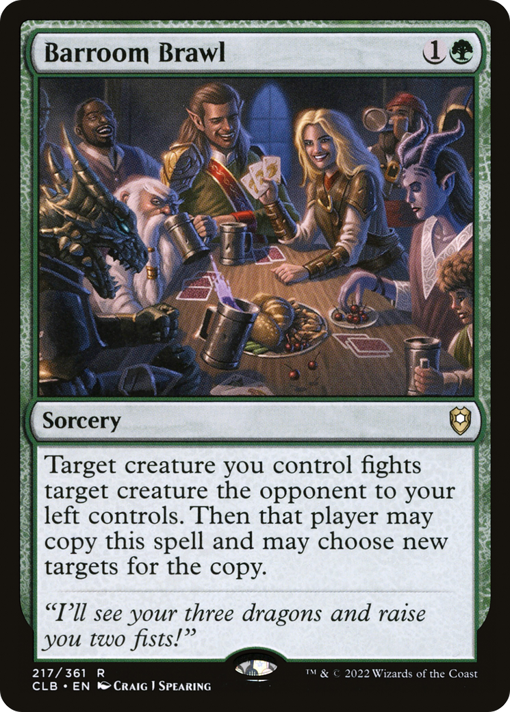 Image of Barroom Brawl [Commander Legends: Battle for Baldur's Gate]