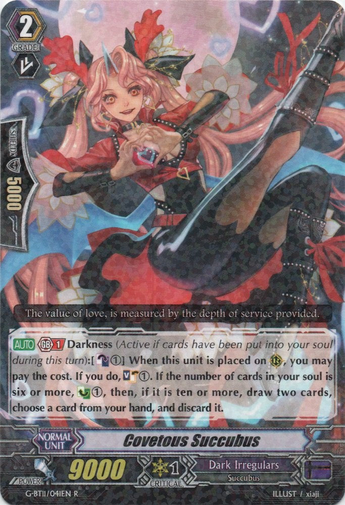 Image of Covetous Succubus (G-BT11/041EN) [Demonic Advent]