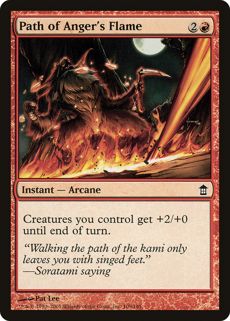 Image of Path of Anger's Flame [Saviors of Kamigawa]
