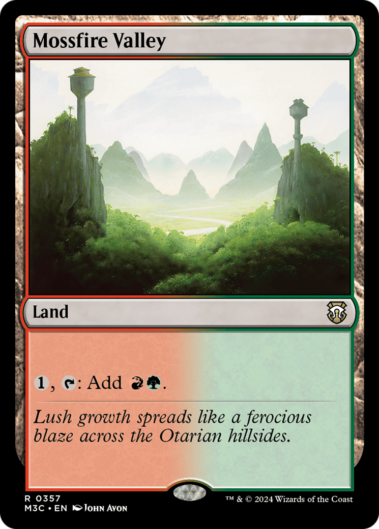 Image of Mossfire Valley [Modern Horizons 3 Commander]